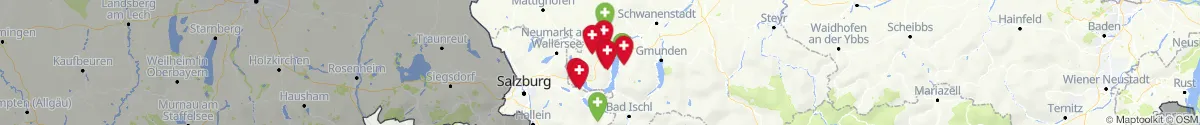 Map view for Pharmacies emergency services nearby Zell am Moos (Vöcklabruck, Oberösterreich)